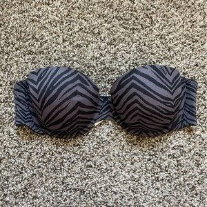 Victoria's Secret Multi-way Demi Strapless Bra 36C